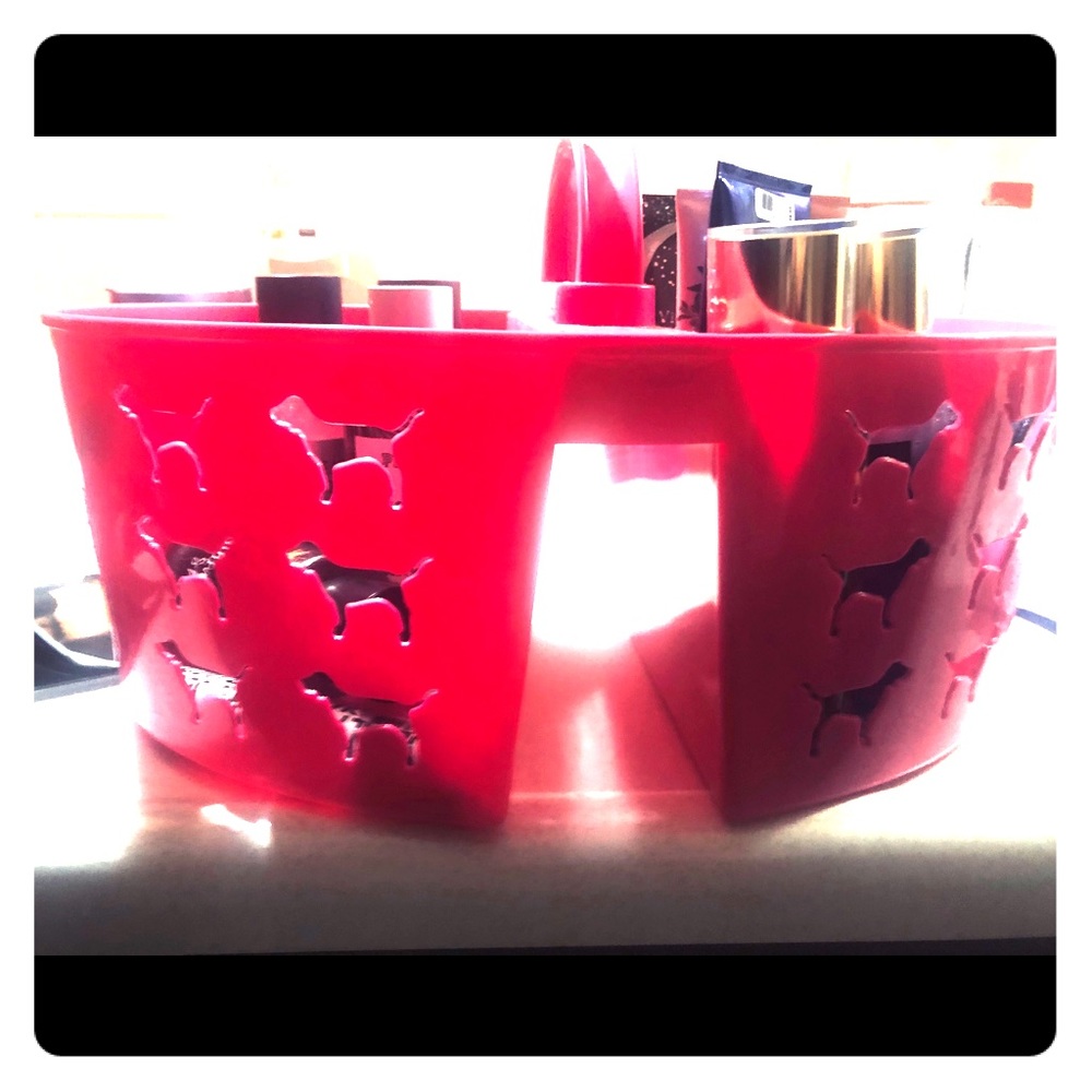 VS PINK shower caddy.